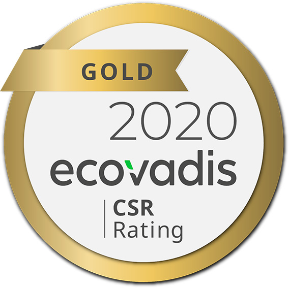 GOLD 2020 ecovadis |企业社会责任评级