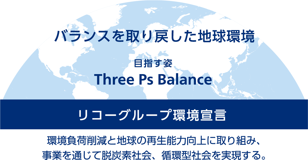 バランスを取り戻した地球環境